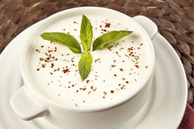 soupe minceur au yaourt