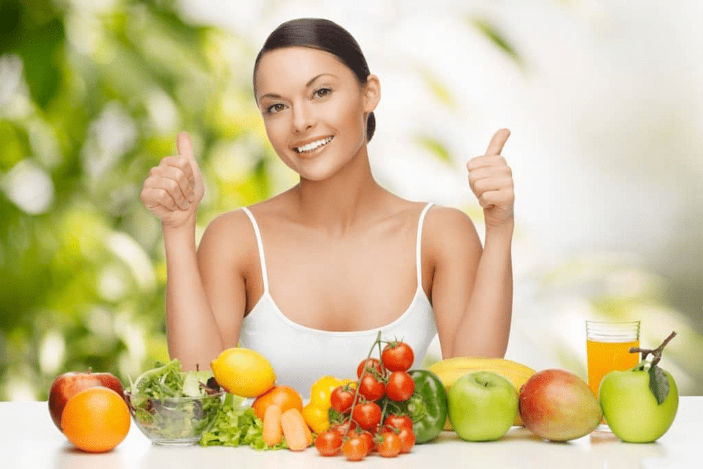 fruits et légumes au régime