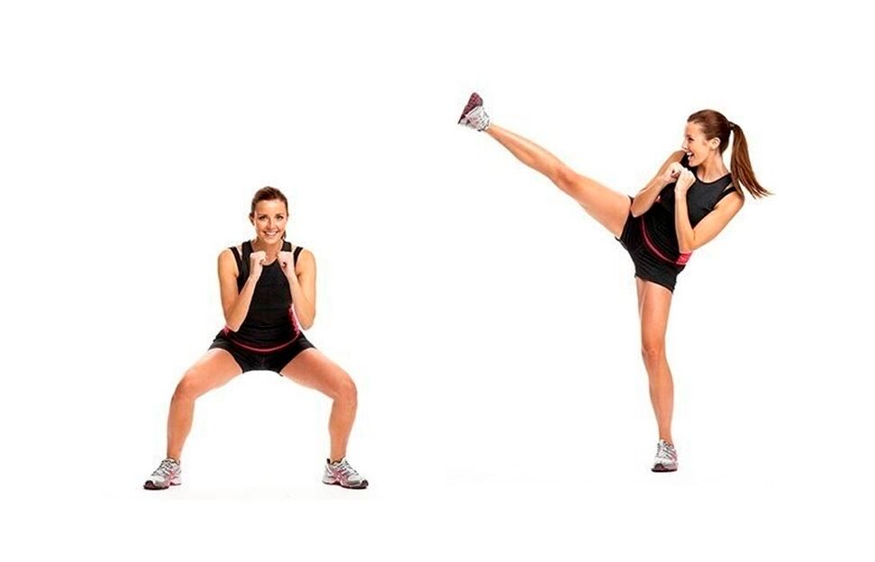 Swing Squat pour les jambes minces