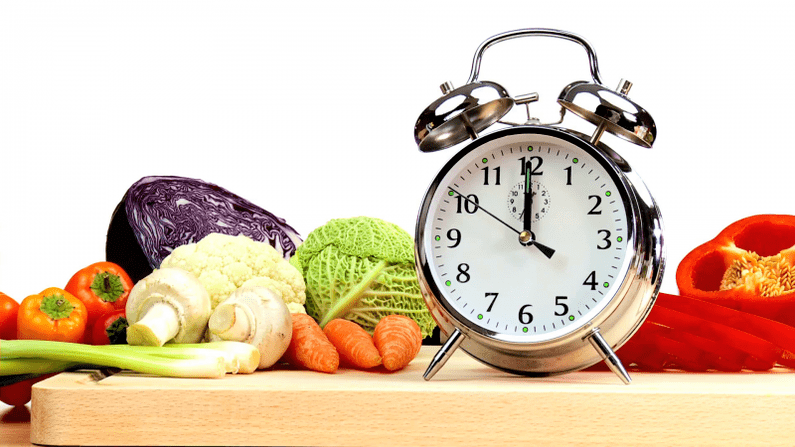 les heures de repas avec un régime de sarrasin